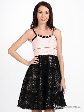 Платье Kate Cooper&Rouge женское, цвет черный / розовый