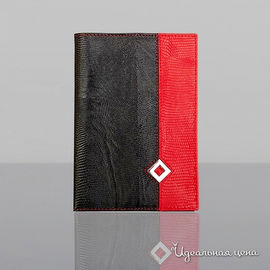 Обложка для паспорта Dimanche "Papillon Noir" женская, цвет черный / красный