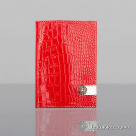 Обложка для паспорта Dimanche женская, цвет красный / белый