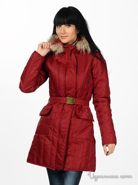 Пальто Турецкий шик женское, цвет вишневый