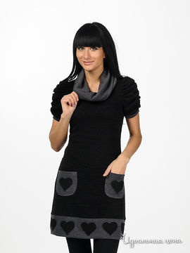 Платье Турецкий шик женское, цвет темно-серый