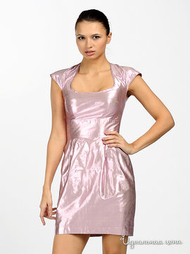 Платье Maria Rybalchenko женское, цвет серебристо-розовый