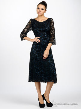 Платье Pezzo женское, цвет черный / синий