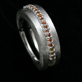 Кольцо с сапфирами Ainsi женский, серебро