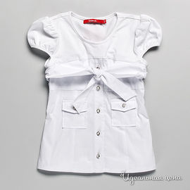 Блузка Timole для девочки, цвет белый