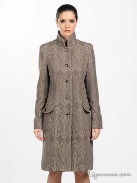 Пальто Adzhedo женское, цвет коричневый