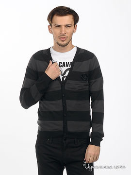 Кардиган Ferre&Cavalli мужской, цвет черный / серый