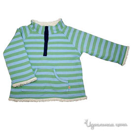 Куртка двухсторонняя Frugi для мальчика, цвет голубой / бежевый