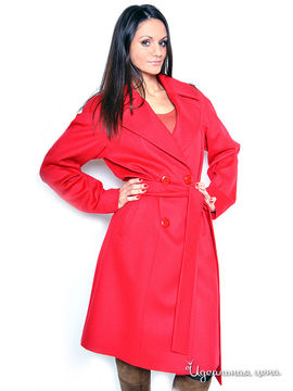 Пальто Kroyyork женское, цвет красный