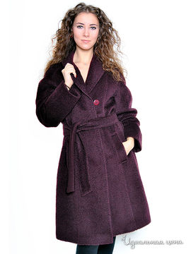 Пальто Kroyyork женское, цвет фиолетовый