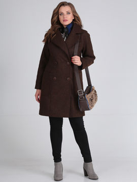 Пальто Anastasia Mak, цвет коричневый