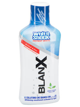 Ополаскиватель мгновенное отбеливание Blanx White Shock Instant White Mouthwash, 500 мл, Blanx