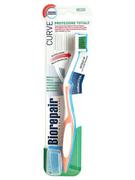 Зубная щетка для комплексной защиты Biorepair CURVE Protezione Totale, BioRepair