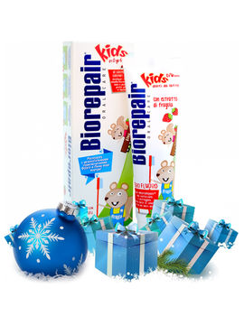 Зубная паста с экстрактом земляники для детей от 0 до 6 лет Kids Strawberry, 50 мл, BioRepair