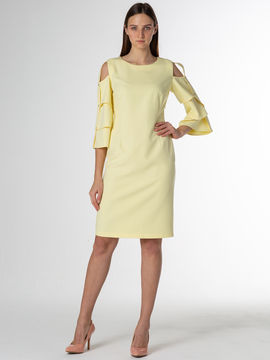 Платье Adzhedo, цвет светло-желтый