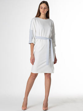 Платье Adzhedo, цвет молочный, светло-серый