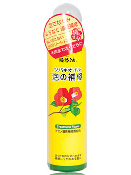 Пенка для восстановления поврежденных волос с маслом камелии Tsubaki Oil, 140 г, KUROBARA