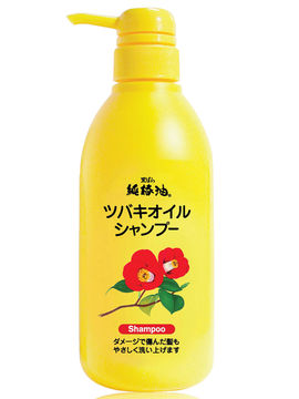 Шампунь для восстановления поврежденных волос с маслом камелии Tsubaki Oil, 500 мл, KUROBARA