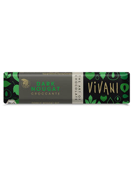 Шоколад темная нуга с карамелью, 35 г, Vivavi