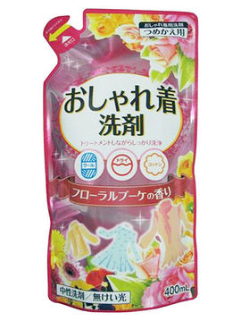 Жидкое средство для стирки деликатных тканей натуральное, на основе пальмового масла, 400 мл, Nihon Detergent