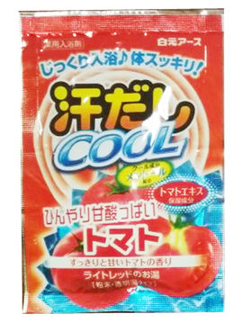 Соль для ванны освежающая с экстрактом томата, 25 г, Hakugen Earth