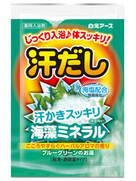 Соль для ванны согревающая с экстрактом морских водорослей, 25 г, Hakugen Earth