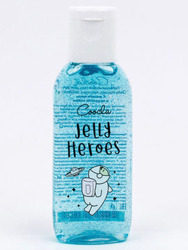 Гель для рук гигиенический Jelly Heroes Astronaut Jellystrong с маслом мяты и ароматом лайма, 50 мл, Coocla