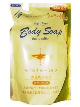 Крем-мыло для тела с молочными протеинами глубоко увлажняющее, 400 мл, Mitsuei