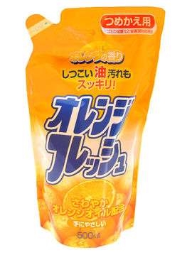 Средство для мытья посуды Orange Oil Fresh с апельсиновым маслом, 500 мл, Rocket Soap
