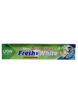 Зубная паста мятная свежесть Fresh&White, 160 г, Lion