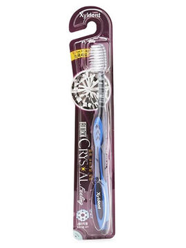 Зубная щётка Black Crystal со сверхтонкими концами щетинок разной длины с анионами (мягкая), Mukunghwa
