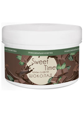 Крем-суфле для тела шоколад Sweet Time, 500 мл, DOMIX