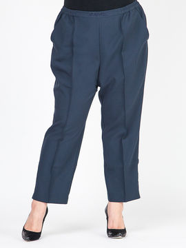 Прямые брюки с вышивкой на поясе Klingel, цвет темно-синий