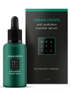Сыворотка для лица для защиты от городской среды с комплексом anti-pollution Urban Drops, 30 мл, BEAUTIFIC