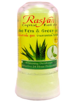 Дезодорант-кристалл Райсан с алоэ вера и зеленым чаем, 80 г, Rasyan