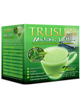 Напиток растворимый на основе зеленого чая Матча Латте TRUSLEN Matcha Latte, 10х16 г, Truslen