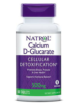Биодобавка Calcium D-Glucarate, 250 мг, 60 таблеток, Natrol