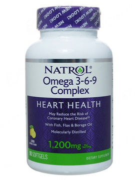 Биодобавка Omega 3-6-9 Complex, 90 капсул, Natrol