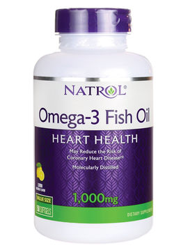 Биодобавка Omega-3 Fish Oil, 1000 мг, 150 капсул, Natrol