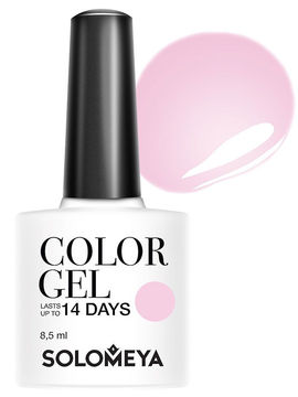 Гель-лак для ногтей Color Gel, розовый шелк 113, 8,5 мл, Solomeya