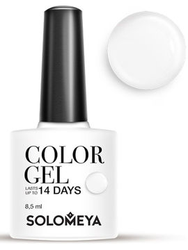 Гель-лак для ногтей Color Gel, молоко 12, 8,5 мл, Solomeya