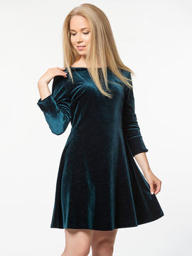 Платье Zara, цвет бирюзовый