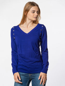 Пуловер Yuka, цвет ярко-синий