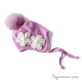 шапка Choby для девочки, цвет розовый