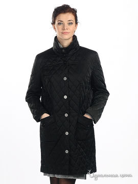 пальто FRANCO VELLO&INVOLO женское, цвет черный