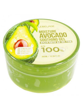 Гель универсальный с экстрактом авокадо Soothing Gel Moisture Avocado 100%, 300 мл, Lebelage