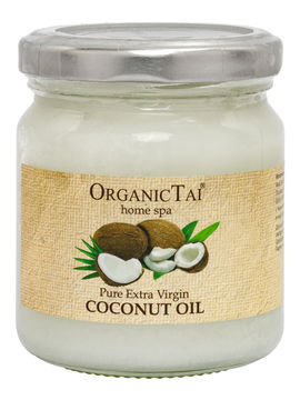 Масло кокосовое чистое холодного отжима, 200 мл, OrganicTai