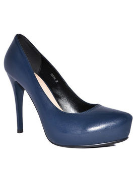 Туфли Popular Fashion, цвет темно-синий