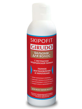 Гирудо-бальзам для волос с экстрактом медицинской пиявки, 150 мл, SKIPOFIT