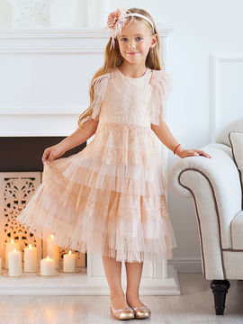 Платье ZAZA couture, цвет светло-персиковый